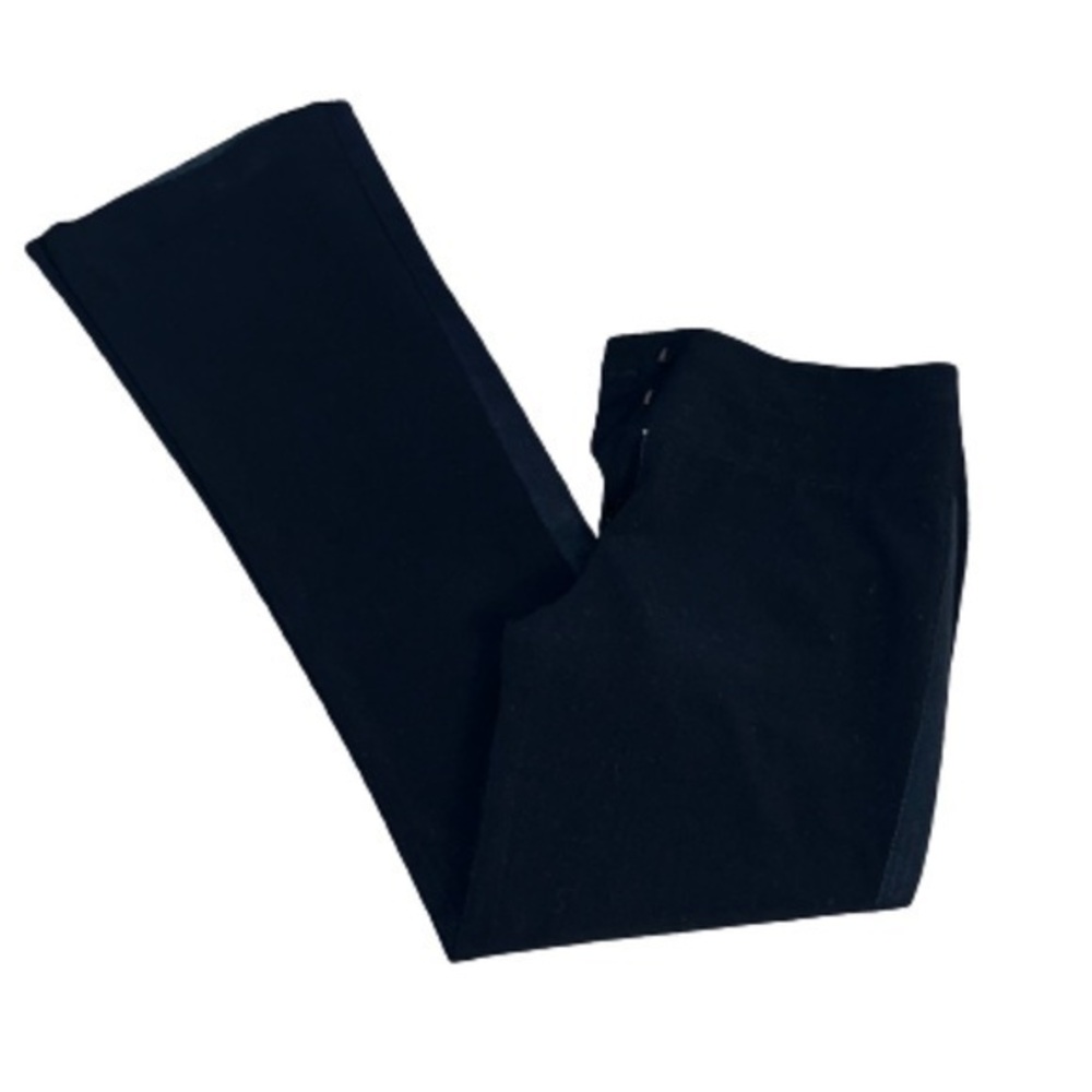 Guess Collection black dress pants with ribbon stripe size 2